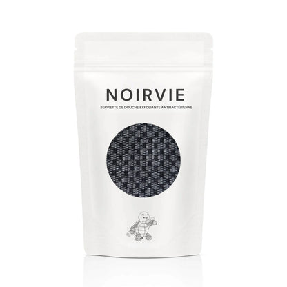 Serviette de douche exfoliante antibactérienne - Noirvie